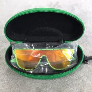 Tipsy Elves psychic pathway sunglasses in Green Rainbow New in case